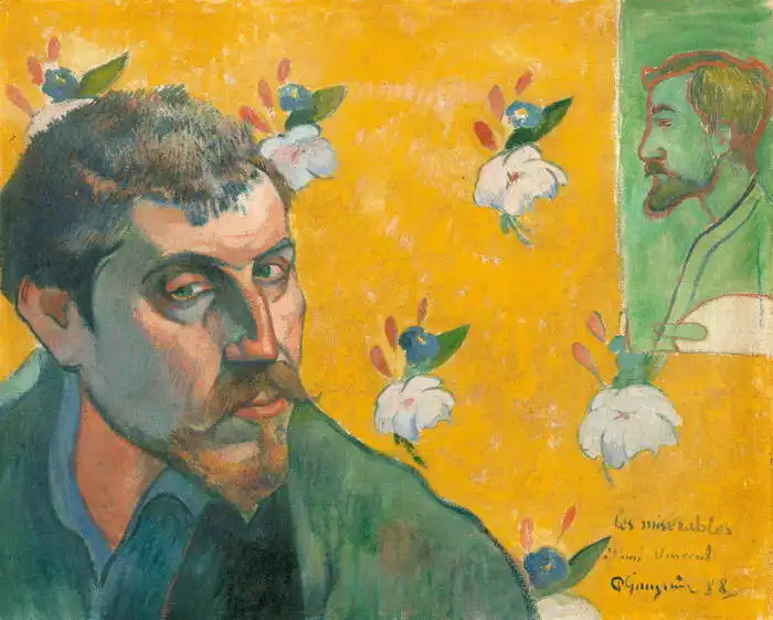 Gauguin, Paul: Autoportrét s portrétem Bernarda, Les Misérables