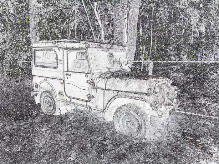 ch, Santhosh: Rustikaler Jeep Traum