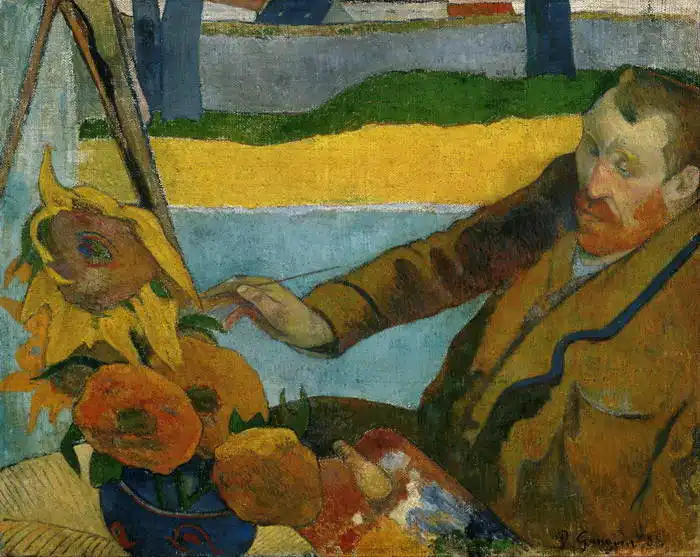 Gauguin, Paul: Vincent van Gogh maluje slunečnice