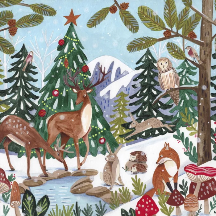 Müller, Bonne Caroline: Animaux à la montagne Noël