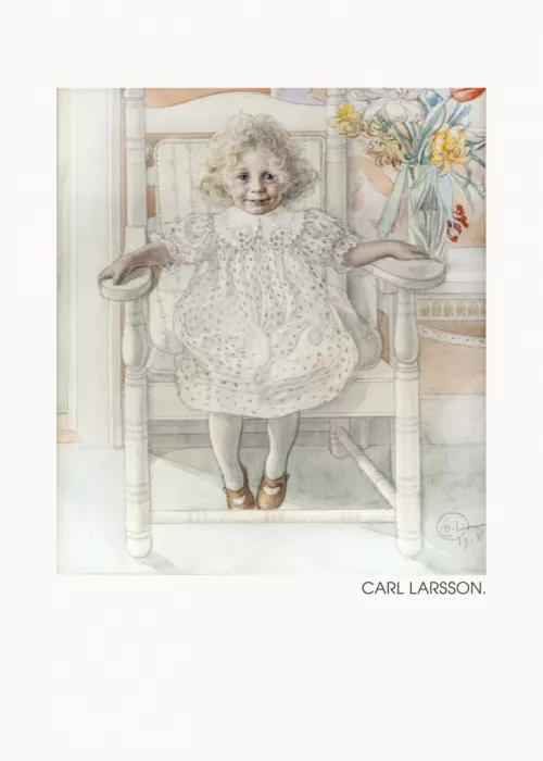 Larsson, Carl: Retrato de Inga Maria Thiel, 1918