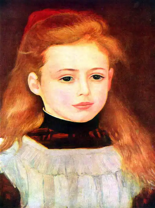 Renoir, Auguste: Portrét Lucie Berard