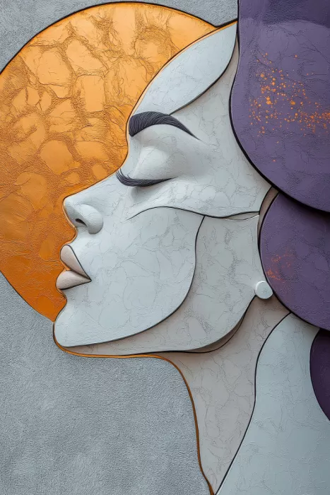 Mauro: A Woman Face Abstract  (9)
