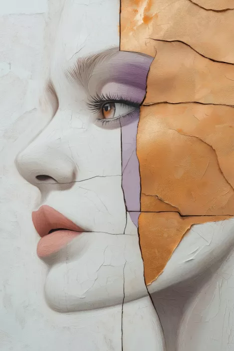 Mauro: A Woman Face Abstract  (17)