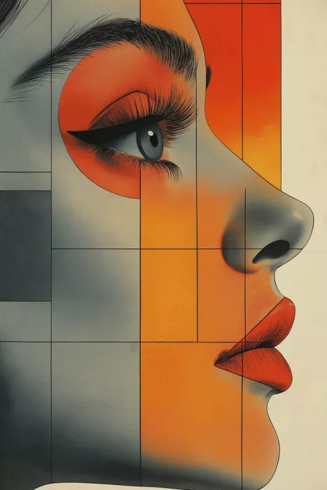 Mauro: A Woman Face Vintage Poster (6)