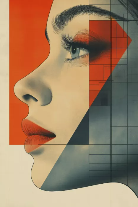 Mauro: A Woman Face Vintage Poster (7)