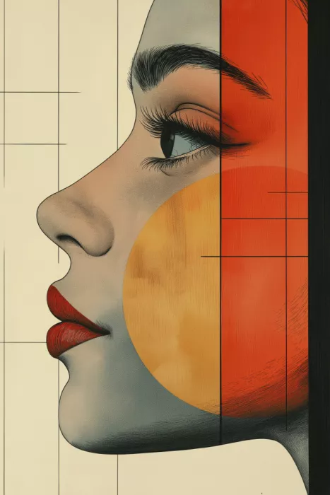 Mauro: A Woman Face Vintage Poster (14)
