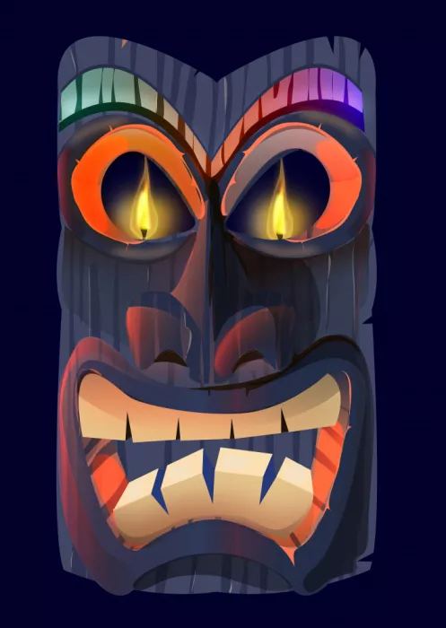 Nicholas: Máscara Tiki