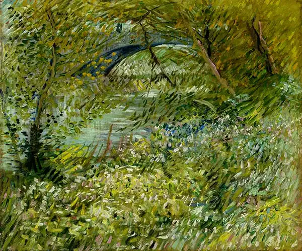 Gogh, Vincent van: Břehy Seiny v Pont de Clichy (jaro)