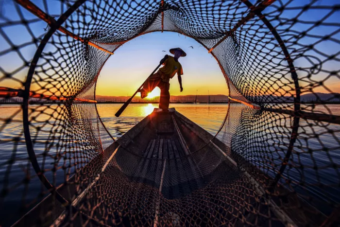 Zeng, Jiahong: Pescatore del lago Inle 7101