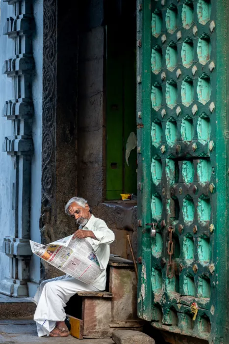 GV, BALASUBRAMANIAN: Ingresso a un tempio