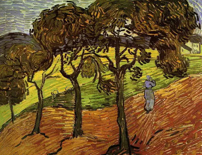 Gogh, Vincent van: Landscape with trees