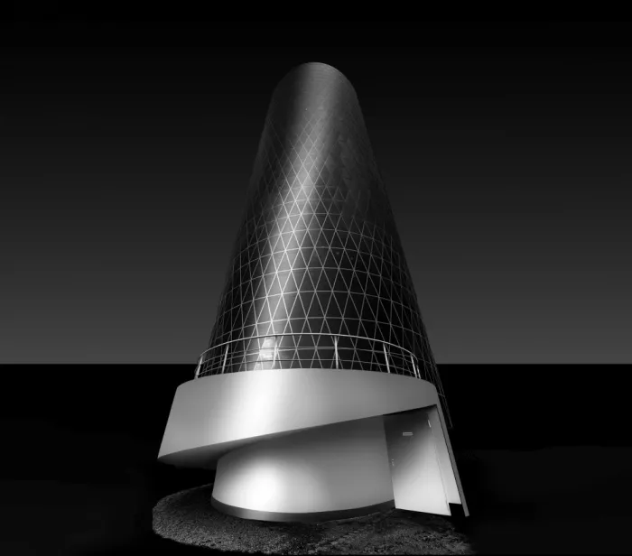 jordiegeatorrent: Westhafen Tower nel porto. Francoforte sul Meno.