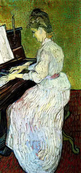 Gogh, Vincent van: Marguerite Gachet at the piano
