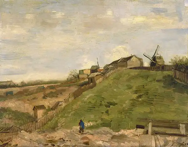 Gogh, Vincent van: Mlýny na Montmartre Quarry