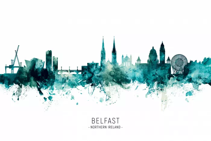 Tompsett, Michael: Skyline de Belfast Irlande du Nord