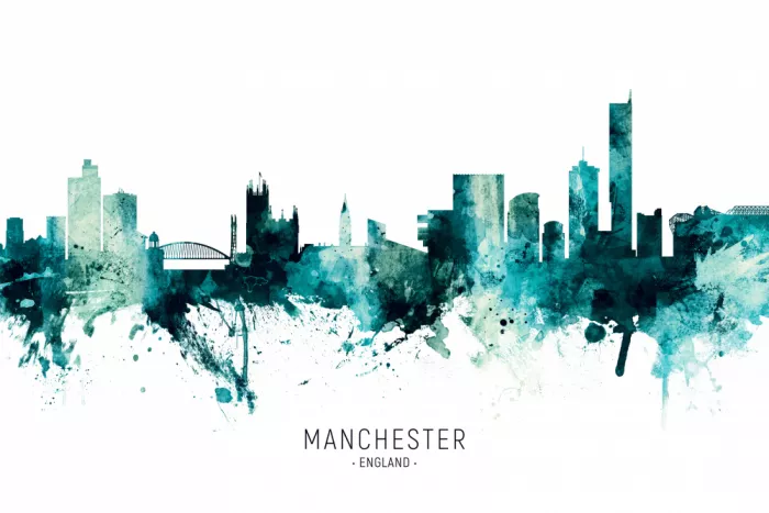 Tompsett, Michael: Skyline de Manchester, Angleterre