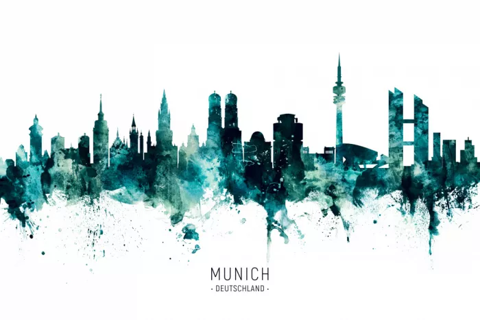 Tompsett, Michael: Skyline de Munich