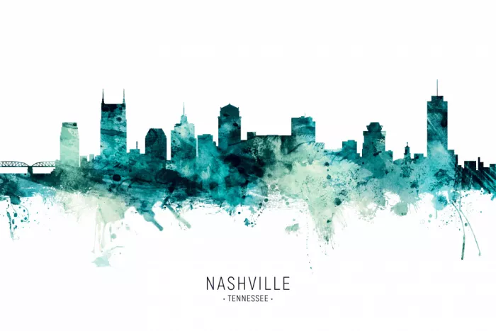 Tompsett, Michael: Skyline de Nashville Tennessee