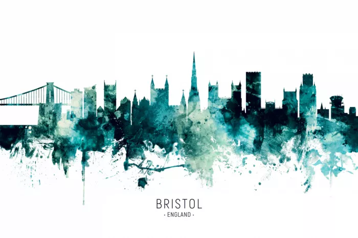 Tompsett, Michael: Skyline de Bristol Angleterre