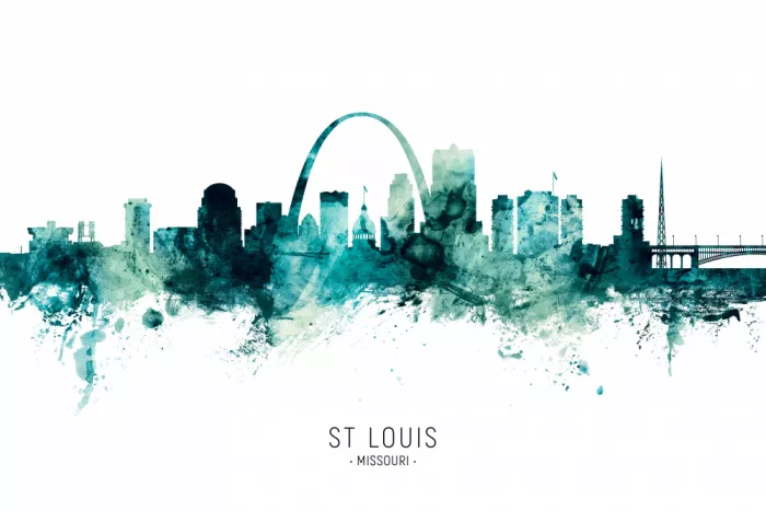 Tompsett, Michael: Skyline de Saint Louis Missouri