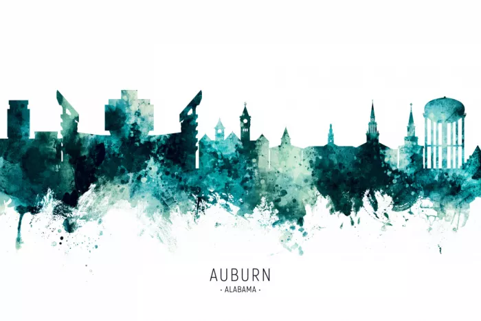 Tompsett, Michael: Skyline de Auburn Alabama
