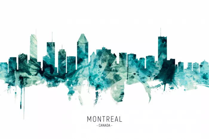 Tompsett, Michael: Skyline de Montréal, Canada