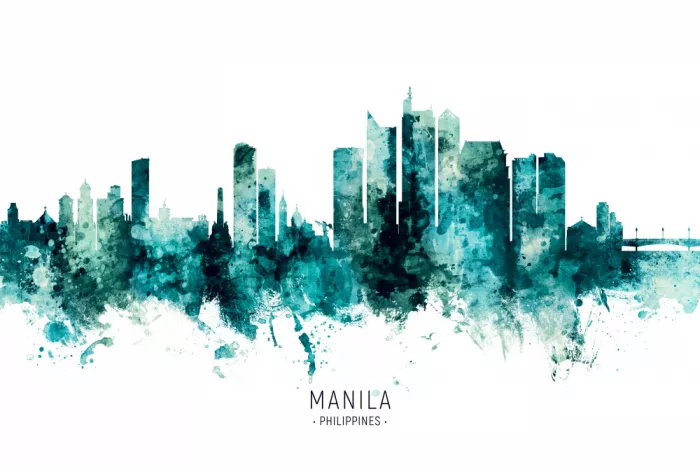 Tompsett, Michael: Skyline de Manille Philippines