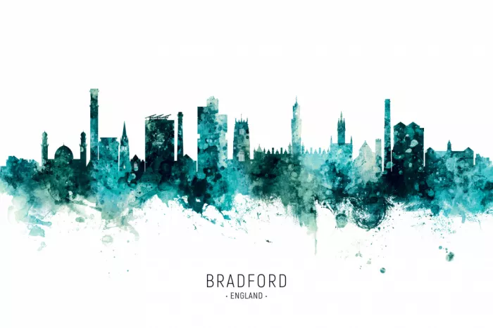 Tompsett, Michael: Skyline de Bradford, Angleterre