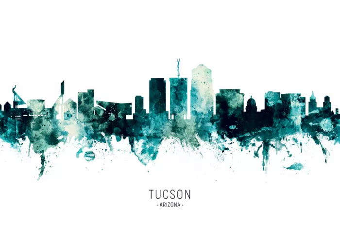 Tompsett, Michael: Skyline de Tucson, Arizona