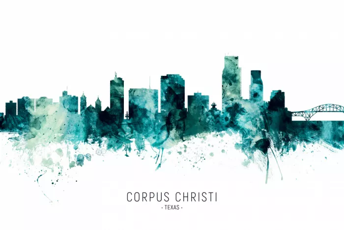 Tompsett, Michael: Skyline de Corpus Christi Texas