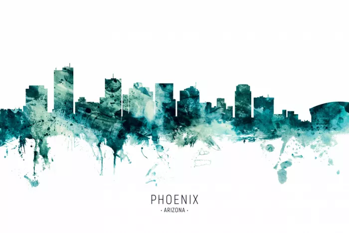 Tompsett, Michael: Panorama de Phoenix Arizona