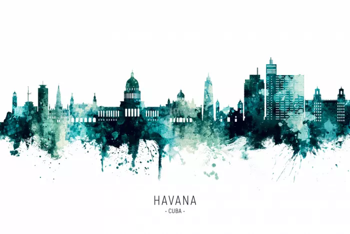 Tompsett, Michael: Panorama de La Havane Cuba
