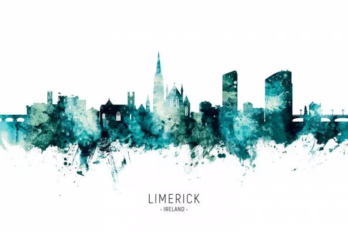 Tompsett, Michael: Skyline de Limerick Irlande