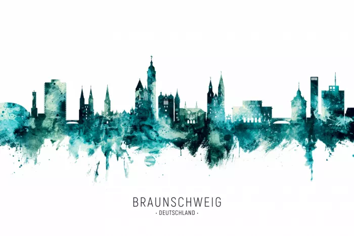 Tompsett, Michael: Braunschweig Allemagne Skyline