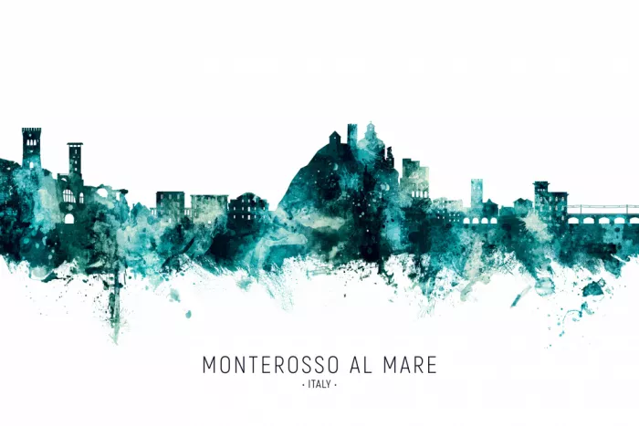 Tompsett, Michael: Monterosso al Mare Italie Skyline