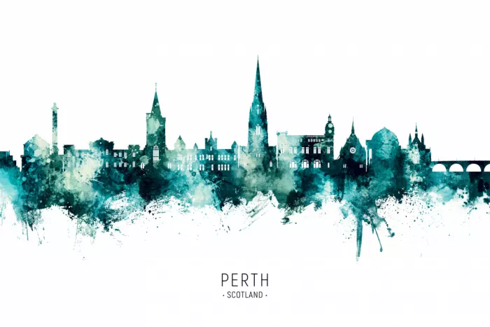 Tompsett, Michael: Skyline de Perth, Écosse
