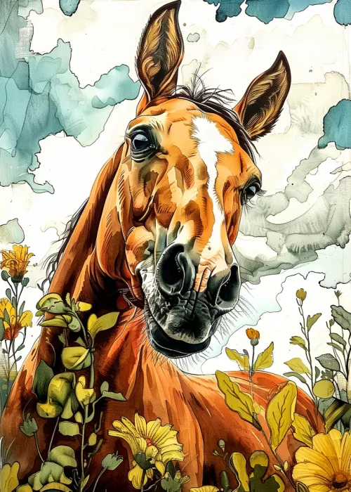 Jaszke, Justyna: Cavallo 1 arte animale