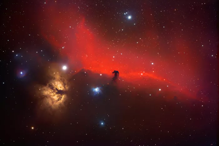 Bartzoudis, Paschalis: Pferdekopf- und Flammennebel im Orion