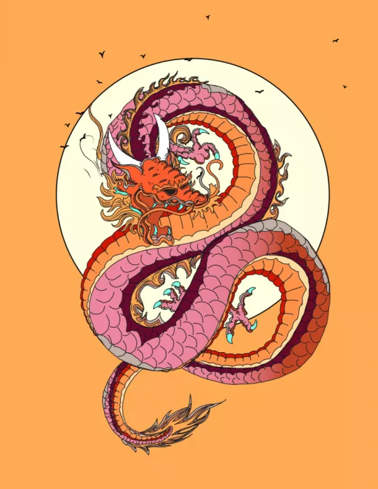 Nicholas: Pink Mythical Dragon