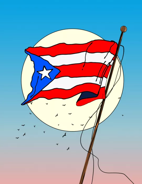 Nicholas: Drapeau Rican Ondulant