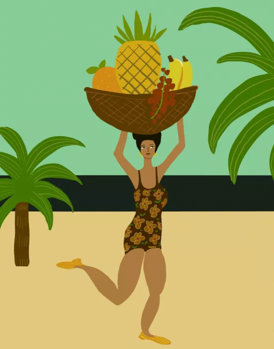 Bursic, Sharyn: Fruits tropicaux à la plage