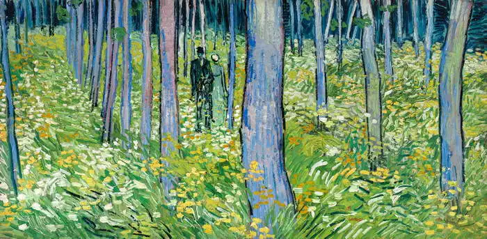 Gogh, Vincent van: Dvě postavy v lese