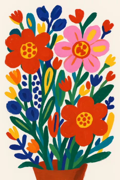 Studio, Floral Frida: Pot radieux
