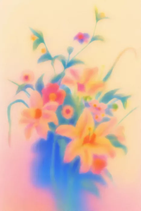 Studio, Floral Frida: Lys rougissants en déclin