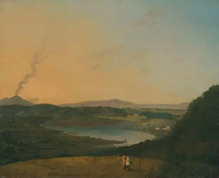 Wilson, Richard: Jezero Agnano s Vesusem v pozadí