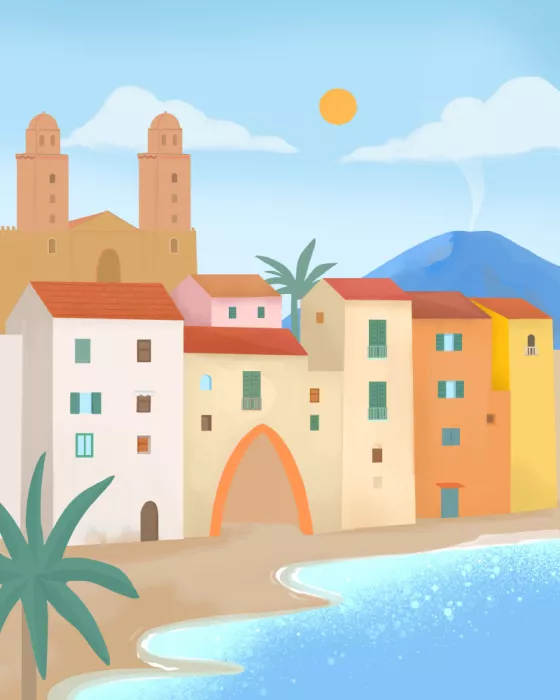 Lizde, Petra: Cefalù, Sizilien