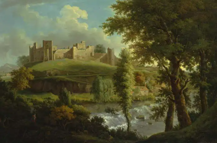 Scott, Samuel: Ludlow Castle s Dinham Weir