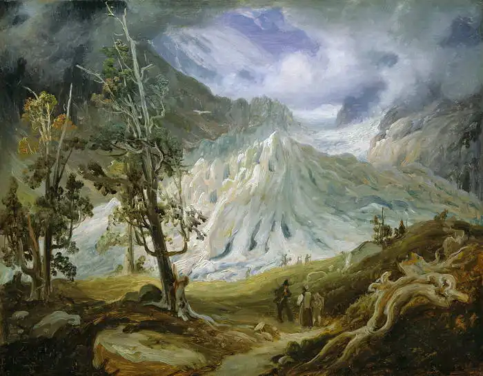 Fearnley, Thomas: The Grindelwaldgletscher
