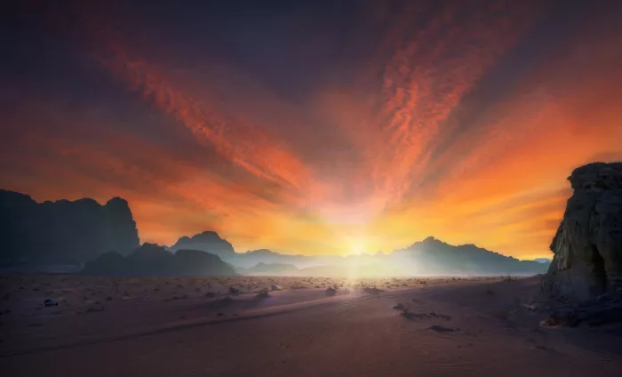 Joanaduenas: Západ slunce v Wadi Rum 2 7R26657